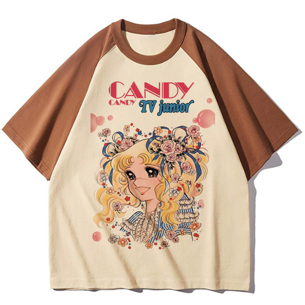 Women Fashion 80S - Candy Candy top tees female 2000s