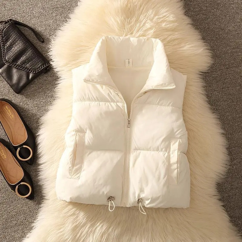 Puffer Vest Fashion Women - Women's Padded Puffer Sleeveless Vest Jacket