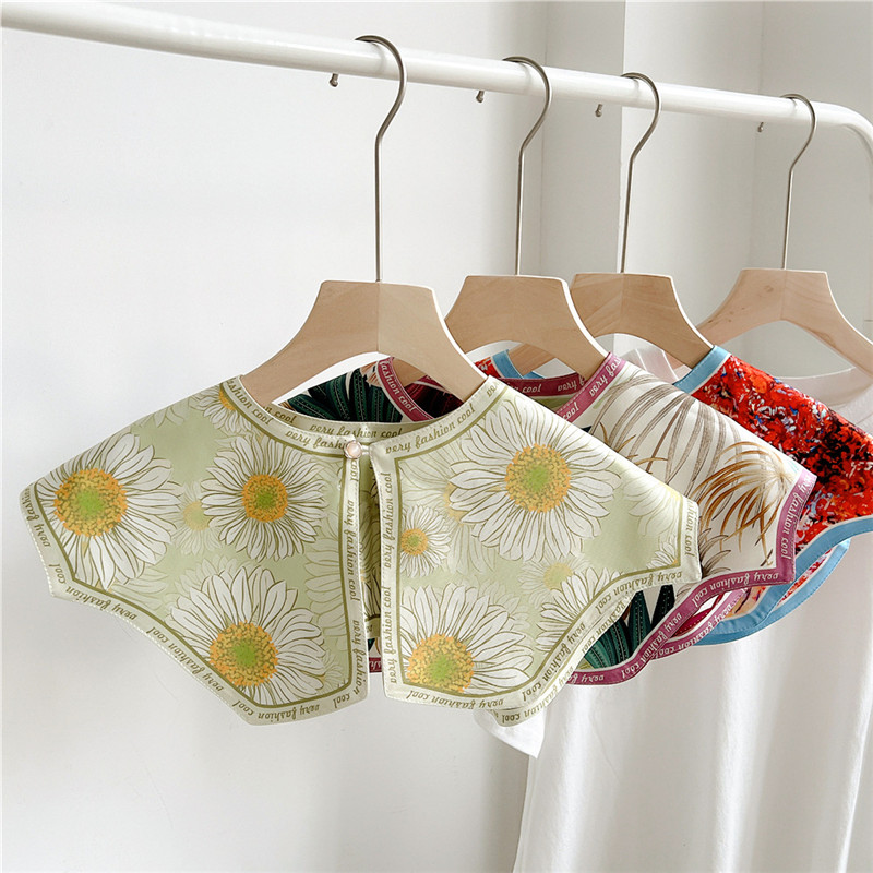 Women'S Fashion Essentials - Fashion Floral Detachable Collars Shawls for