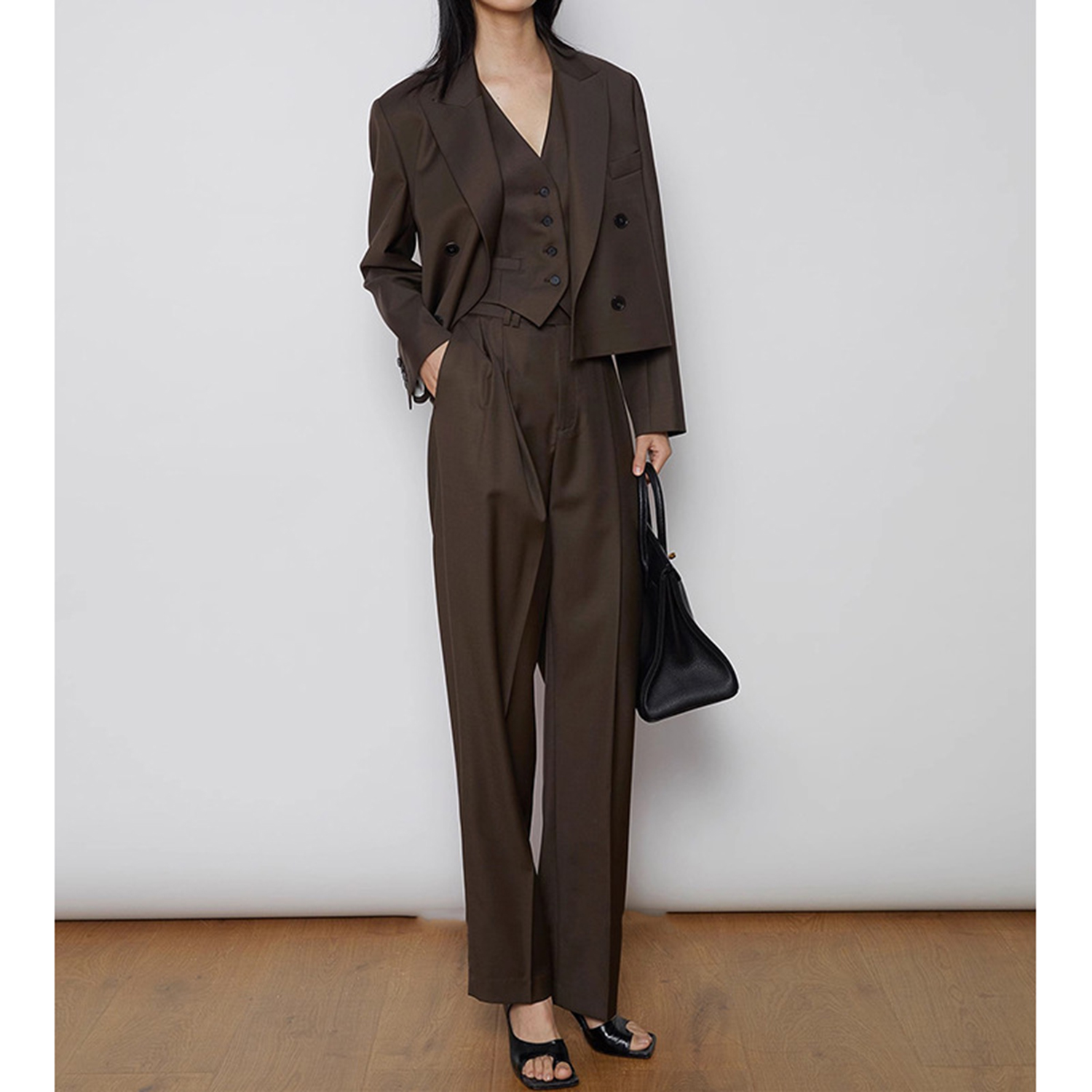 Women'S Fashion Blazer - Allingentle Women's Suit Pantsuit 3 Piece