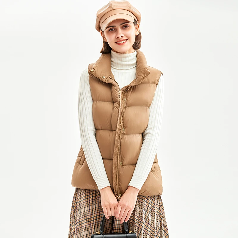 Puffer Vest Fashion Women - 2024 New Female Fashion Short Casual