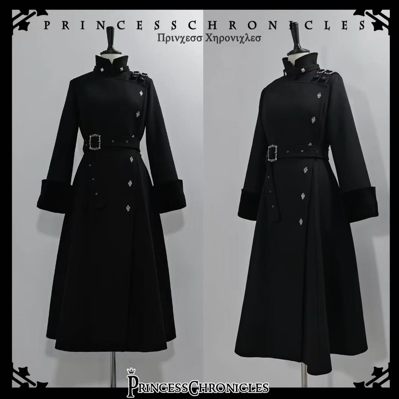 Women'S Fashion Winter 2025 - Aesthetic Gothic Style Elegant Long Woolen