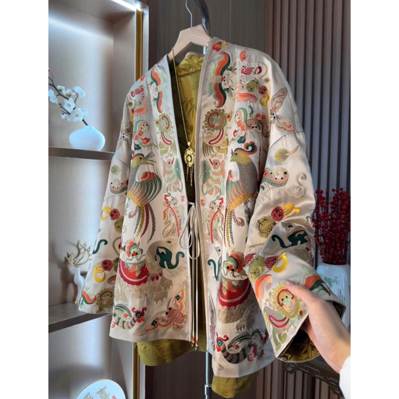 Women Fashion Styles - New Chinese Style Kimono Cardigan Jacket