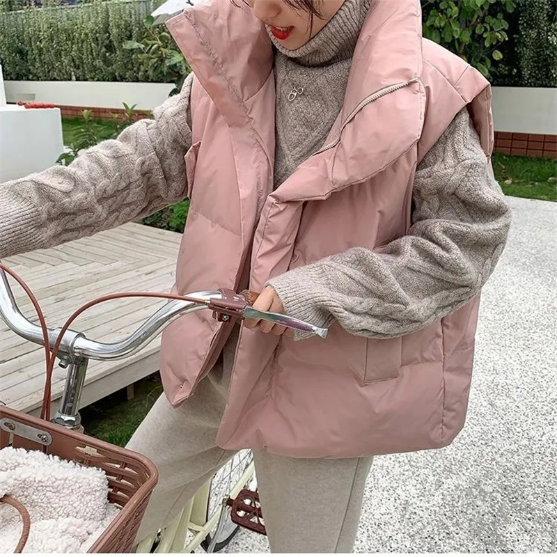 Puffer Vest Fashion Women - 2024 New Korean Vest Puffer Jacket