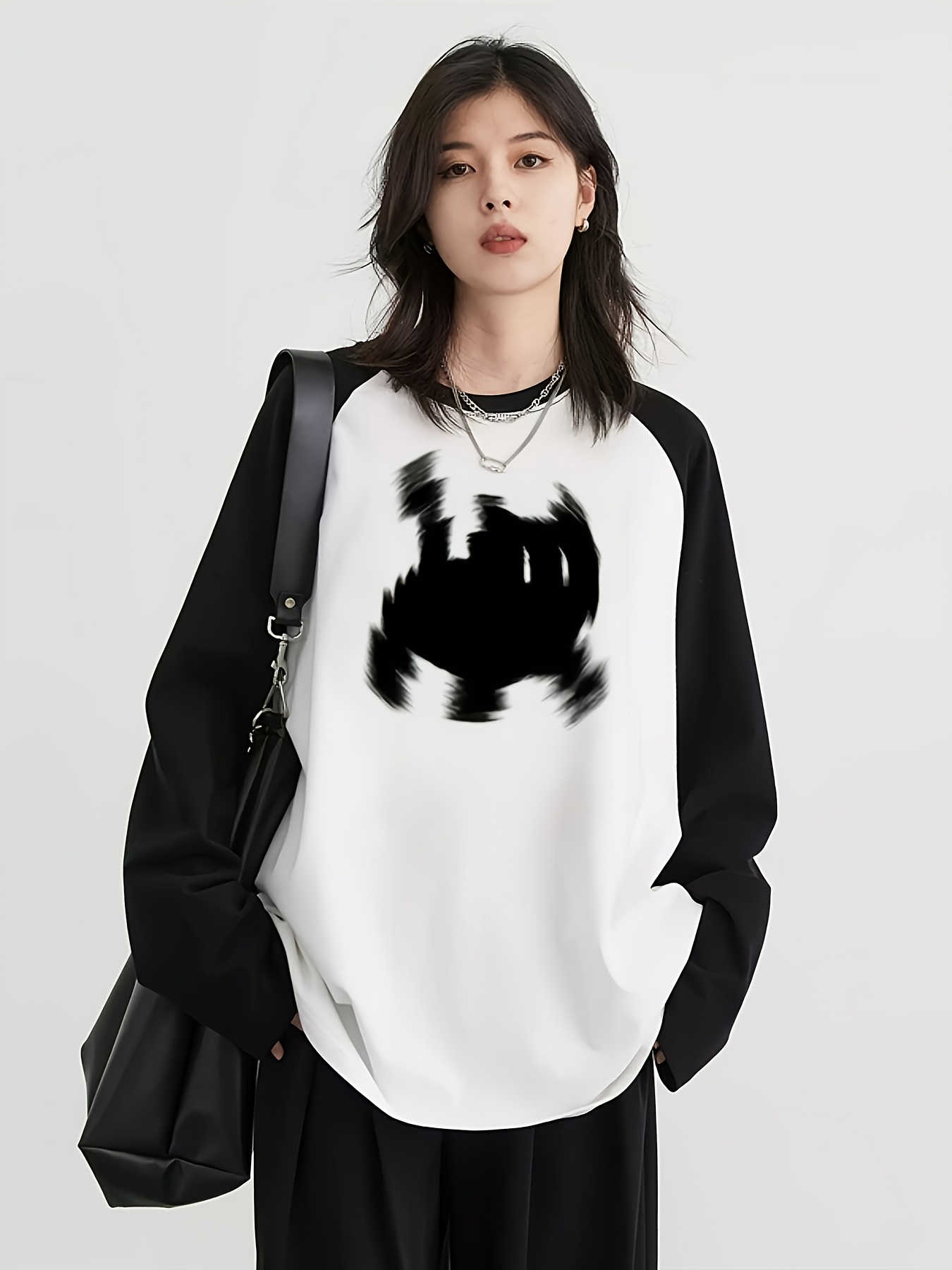 Women Fashion Styles - Y2K Women's Raglan Long Sleeve T-Shirt