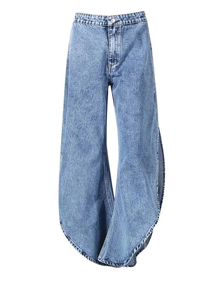 Ruffles Tank Blue Top Wide Leg - Women'S Fashion Overalls recension och pris