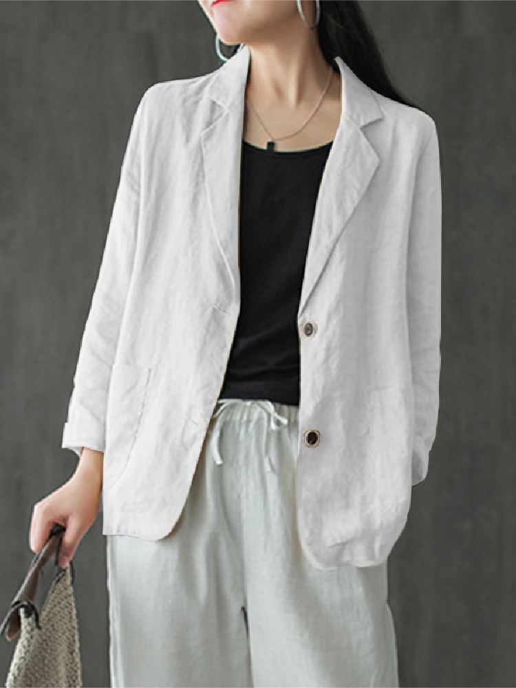 Elegant Solid Blazer Women Aut - Blazer Women Oversized recension och pris