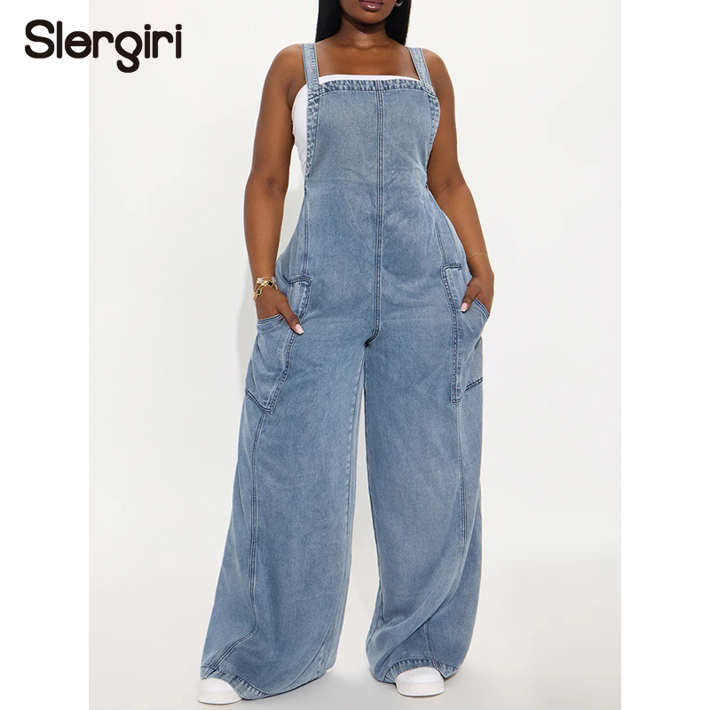 Slergiri Streetwear Washed Den - Women'S Fashion Overalls recension och pris