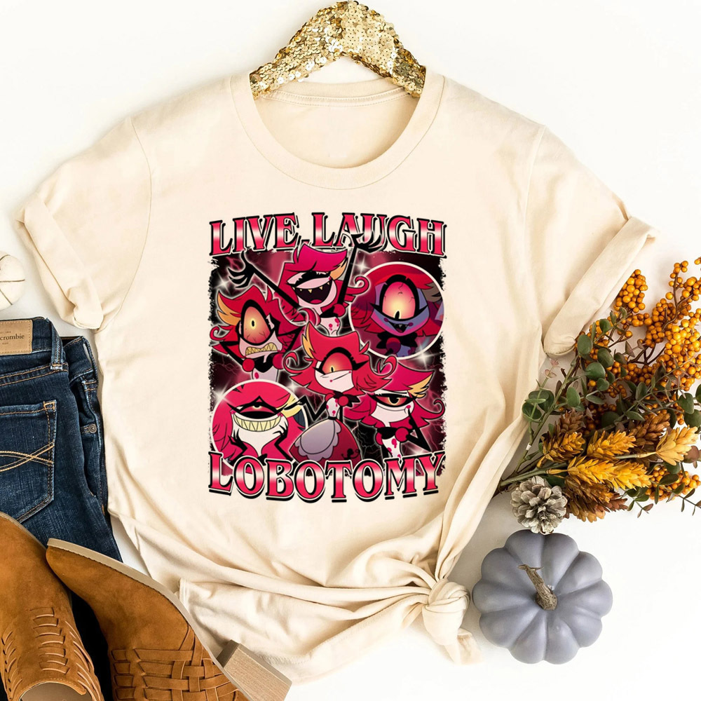 Hazbin Hotel t-shirt shoujo ko - Women Fashion 80S recension och pris