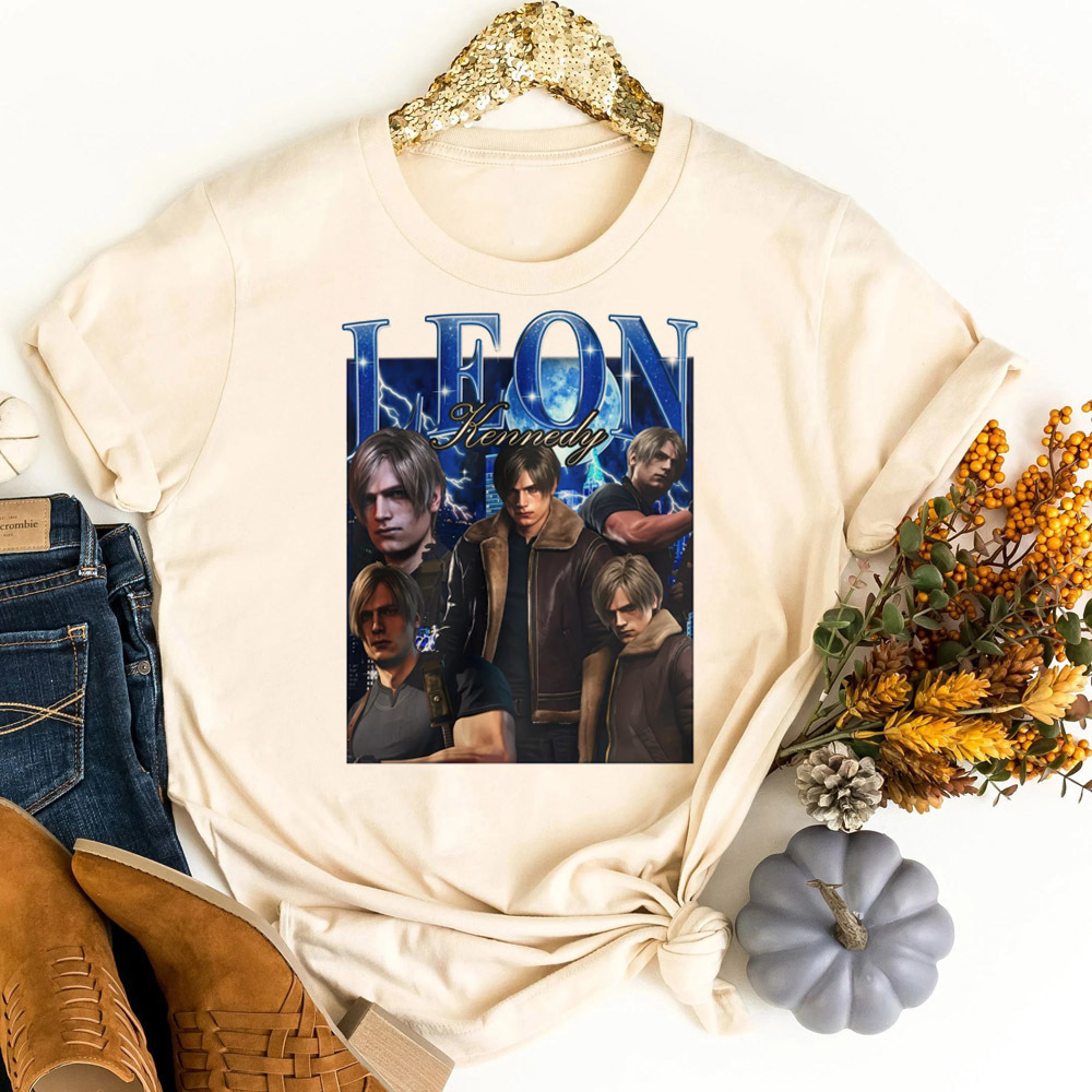 Leon Kennedy t shirt female ko - Women Fashion 80S recension och pris