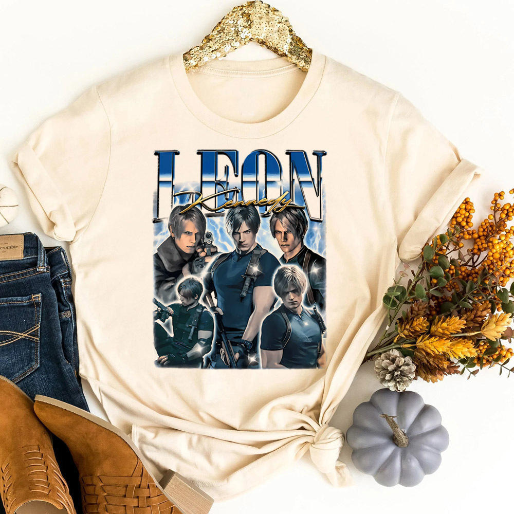 Leon Kennedy t shirt female ko - Women Fashion 80S recension och pris