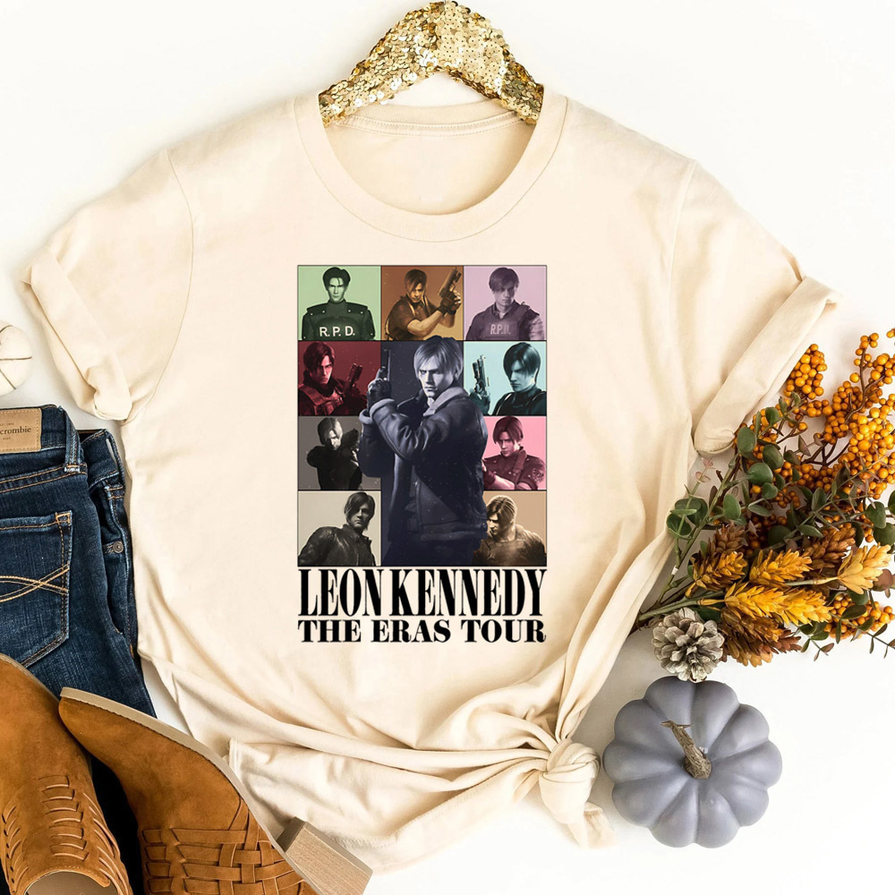 Leon Kennedy t shirt female ko - Women Fashion 80S recension och pris