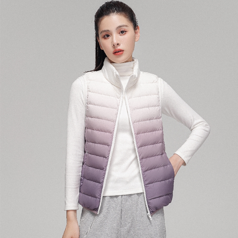 Women Fashion Gradient Ultra L - Puffer Vest Fashion Women recension och pris
