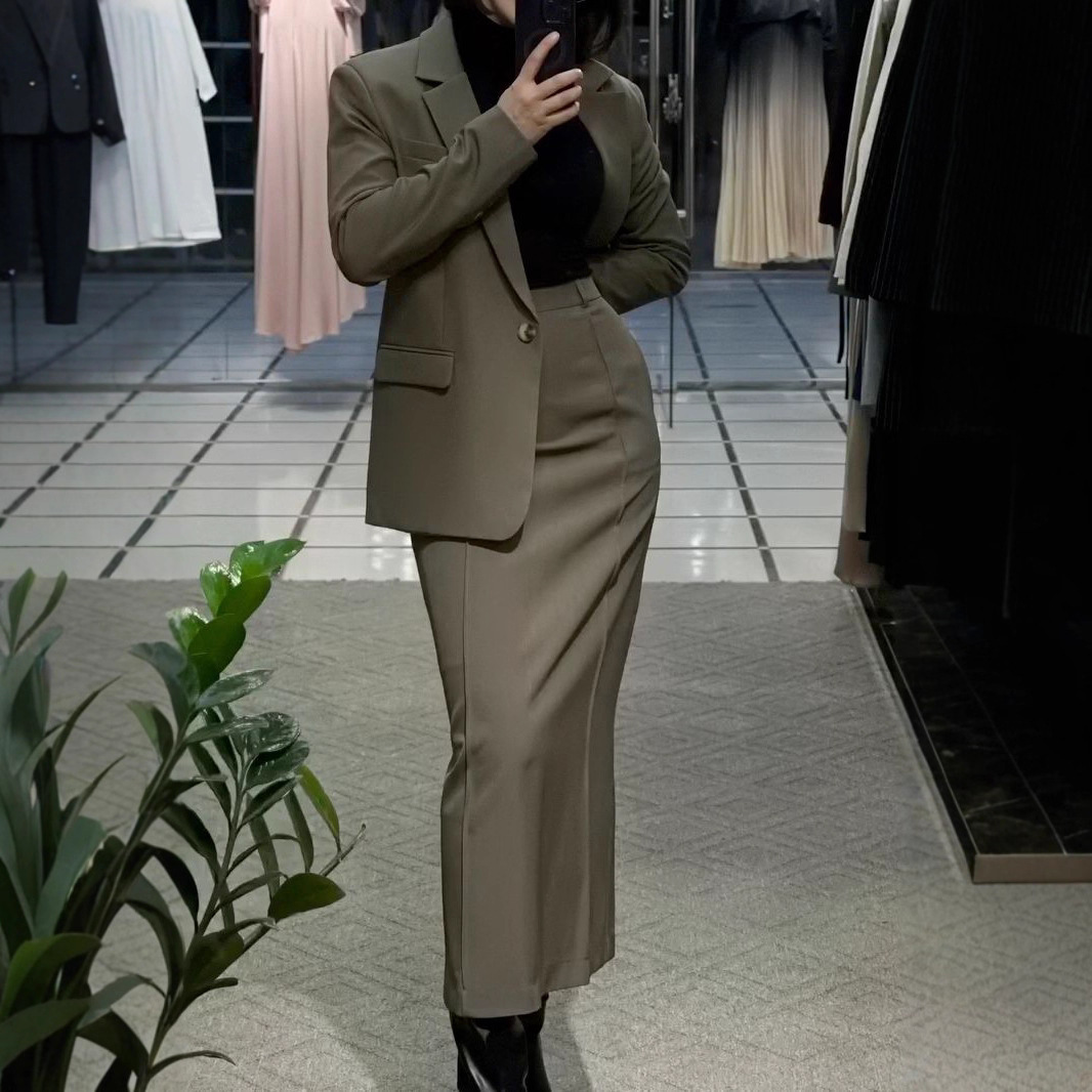 Allingentle Skirt Suit Women's - Women'S Fashion Blazer recension och pris
