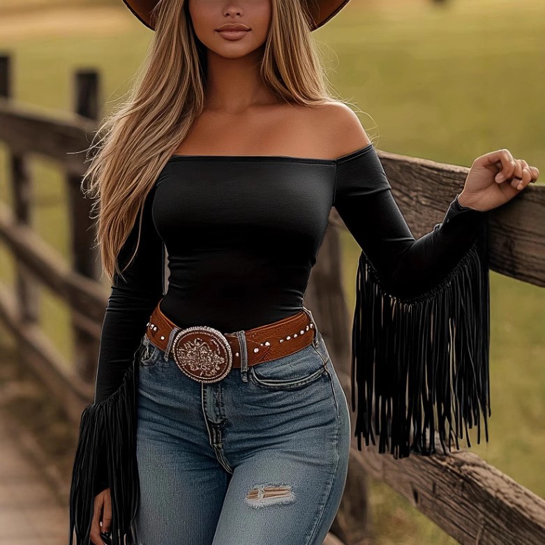 Women Clothes Blouse Fringe De - Women Fashion Styles recension och pris