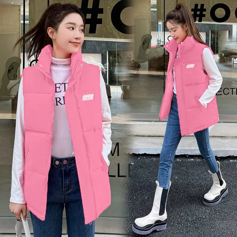 Fall Winter Warm Cropped Vest  - Puffer Vest Fashion Women recension och pris