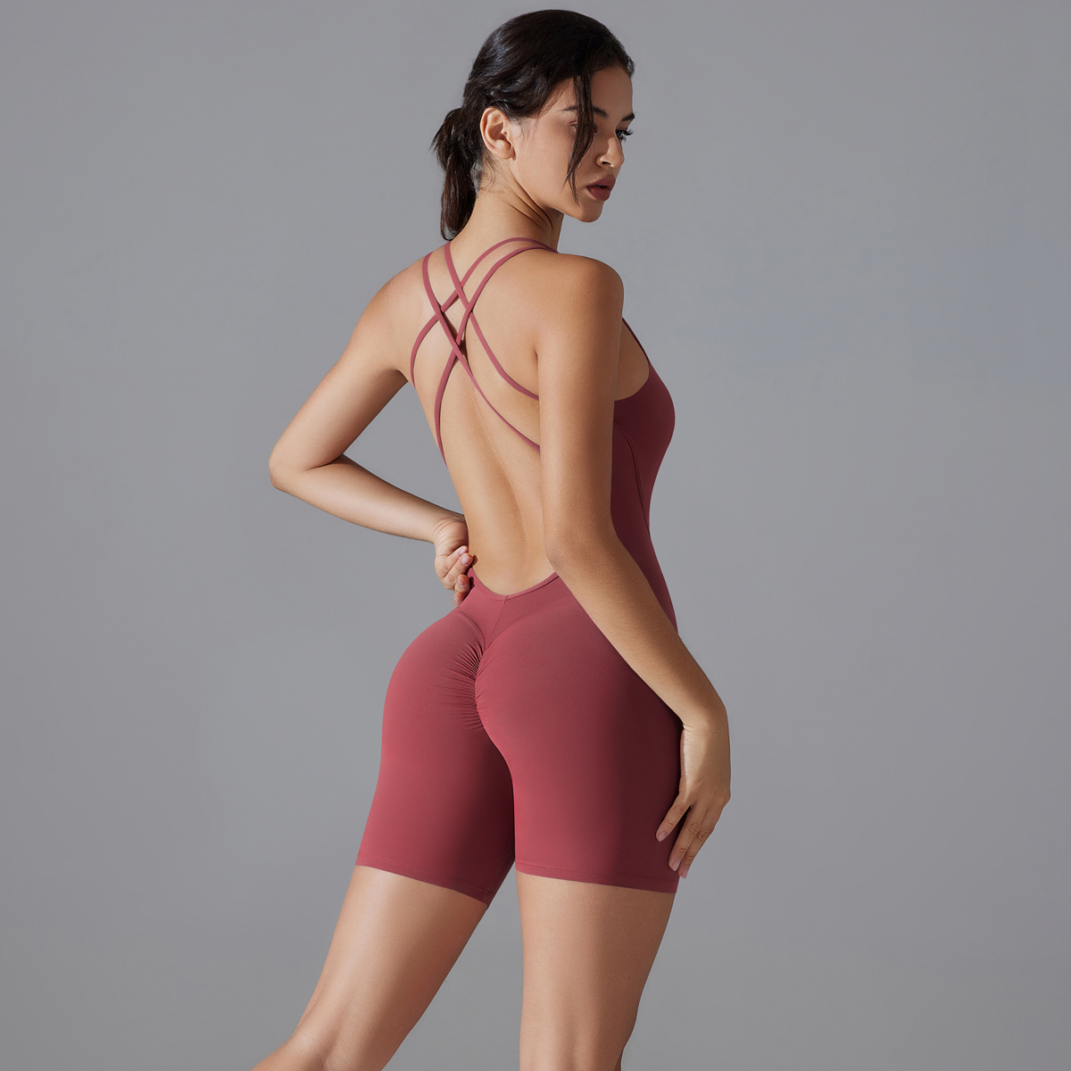Yoga Set Sexy Backless Sporty  - Women'S Fashion Overalls recension och pris