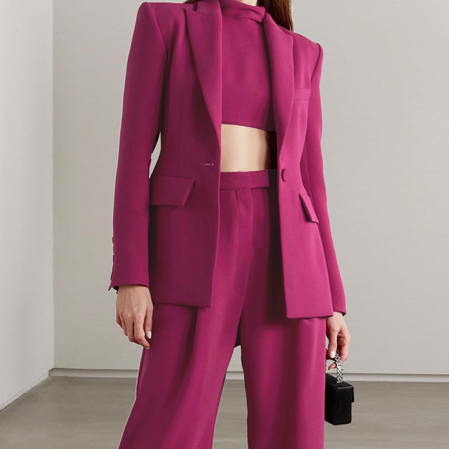 Allingentle Red Lapel Women's  - Women'S Fashion Blazer recension och pris