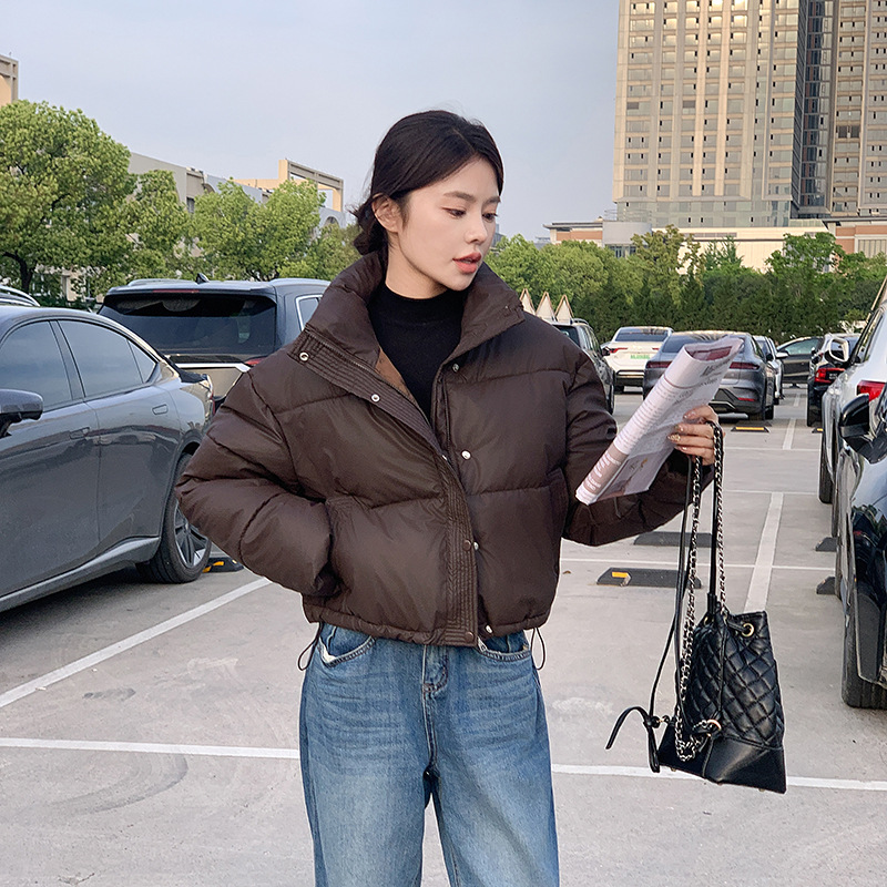 Winter Women Clothes Cropped J - Women'S Fashion Quilted Jacket recension och pris