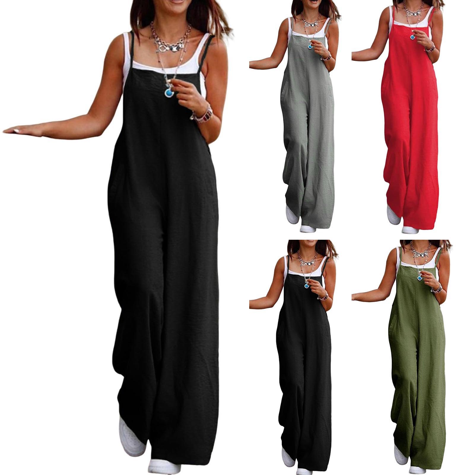 Casual Loose Jumpsuit Women Sp - Women'S Fashion Overalls recension och pris