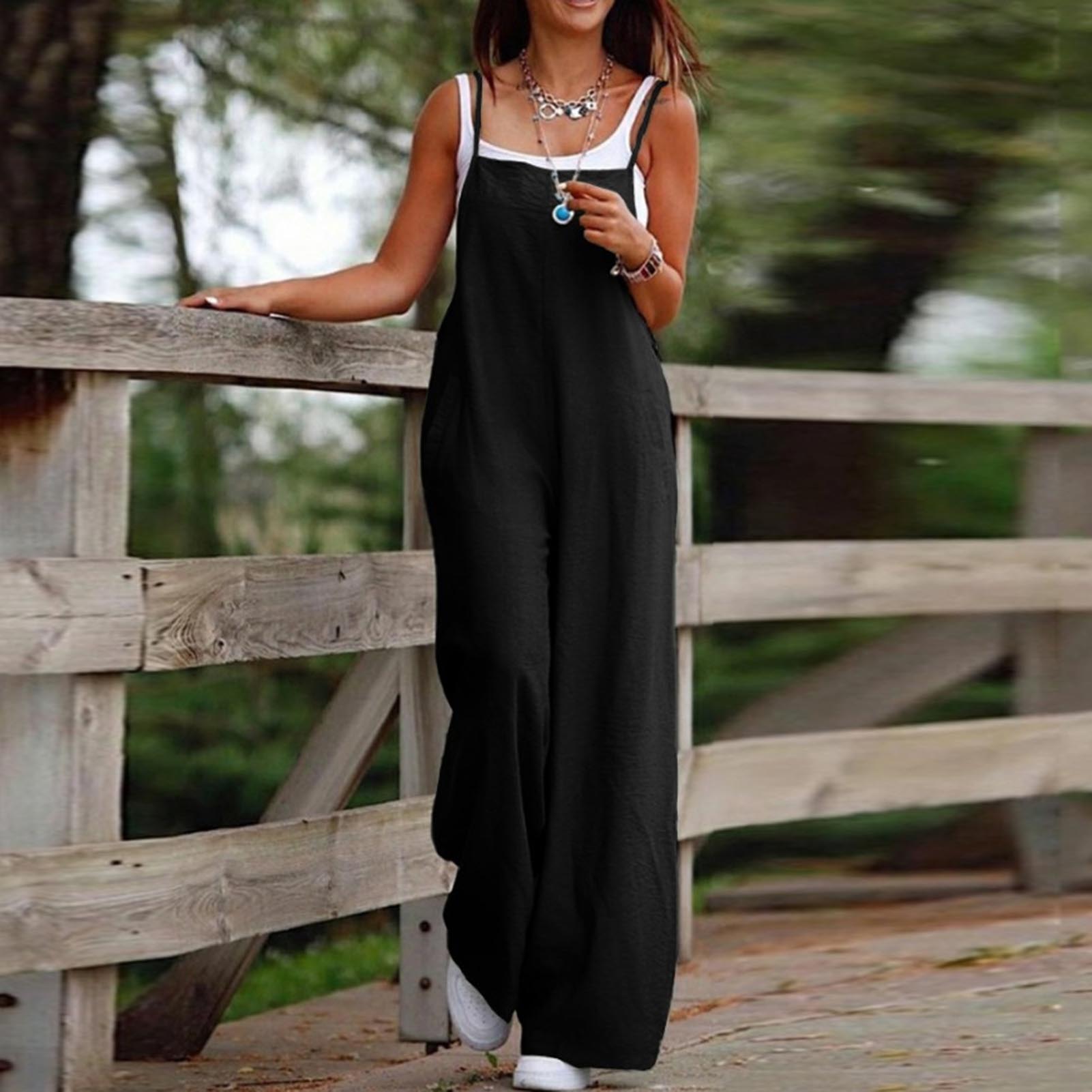 Casual Loose Jumpsuit Women Sp - Women'S Fashion Overalls recension och pris