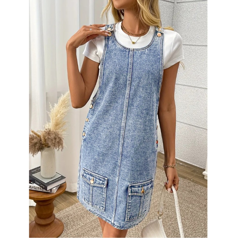 Summer 2026 New American Denim - Women'S Fashion Overalls recension och pris