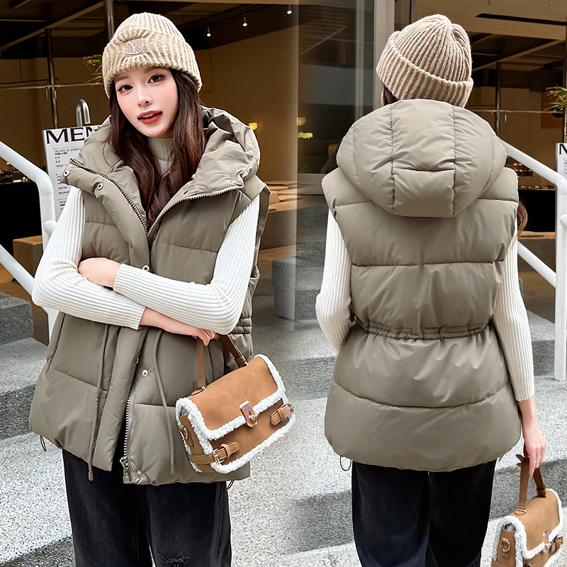 Winter Down Cotton Vest Jacket - Puffer Vest Fashion Women recension och pris