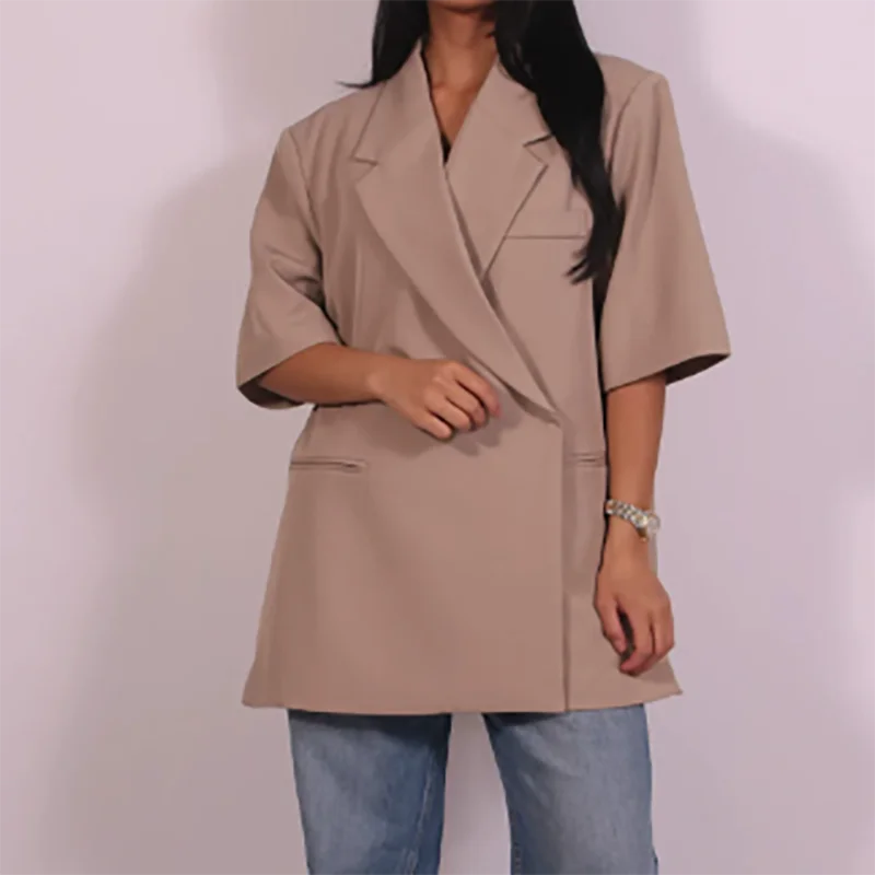Ladies Loose Blazer Suit Solid - Blazer Women Oversized recension och pris