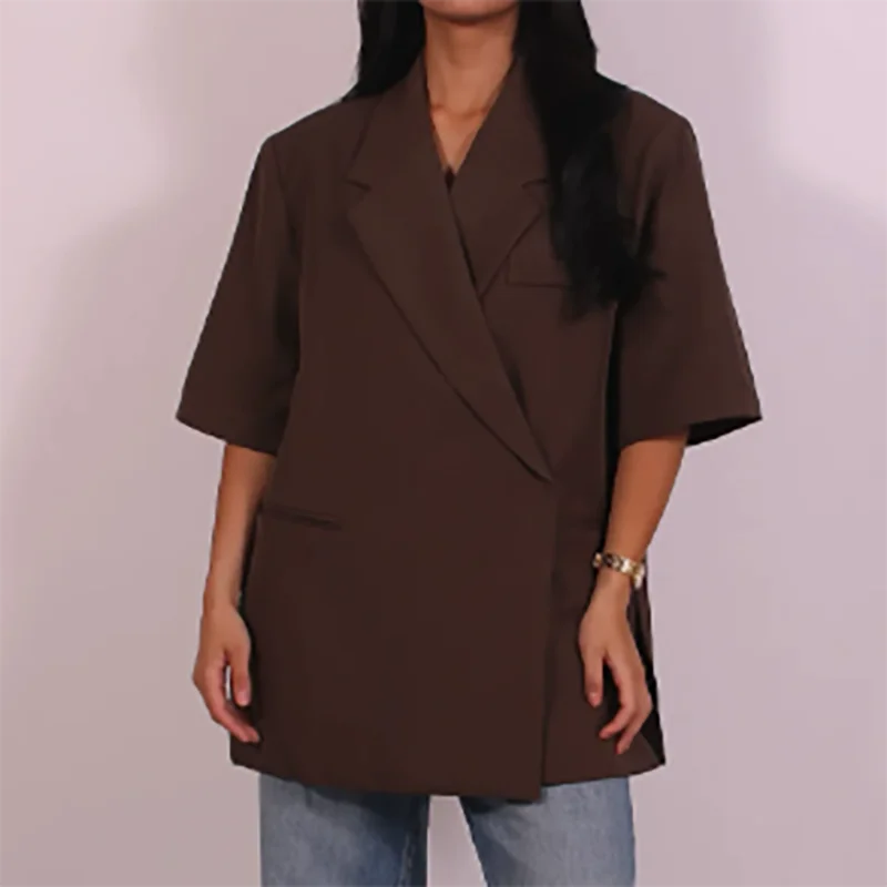 Ladies Loose Blazer Suit Solid - Blazer Women Oversized recension och pris