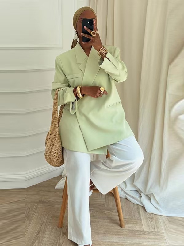 Ladies Loose Blazer Suit Solid - Blazer Women Oversized recension och pris