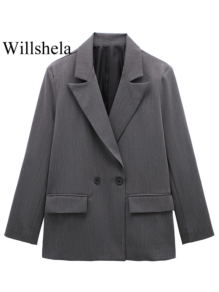 Willshela Women Fashion With P - Blazer Women Oversized recension och pris