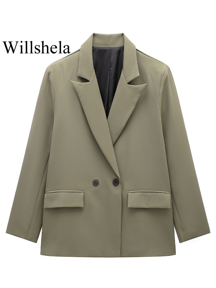 Willshela Women Fashion With P - Blazer Women Oversized recension och pris