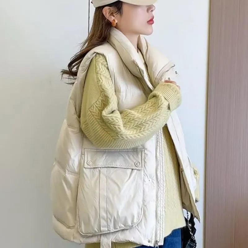 Autumn Winter Lady Fashion Puf - Puffer Vest Fashion Women recension och pris