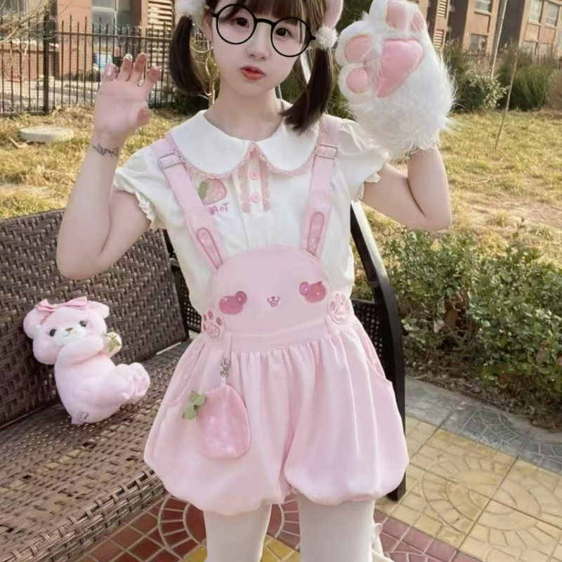 Japanese Kawaii Cute Lolita St - Women'S Fashion Overalls recension och pris