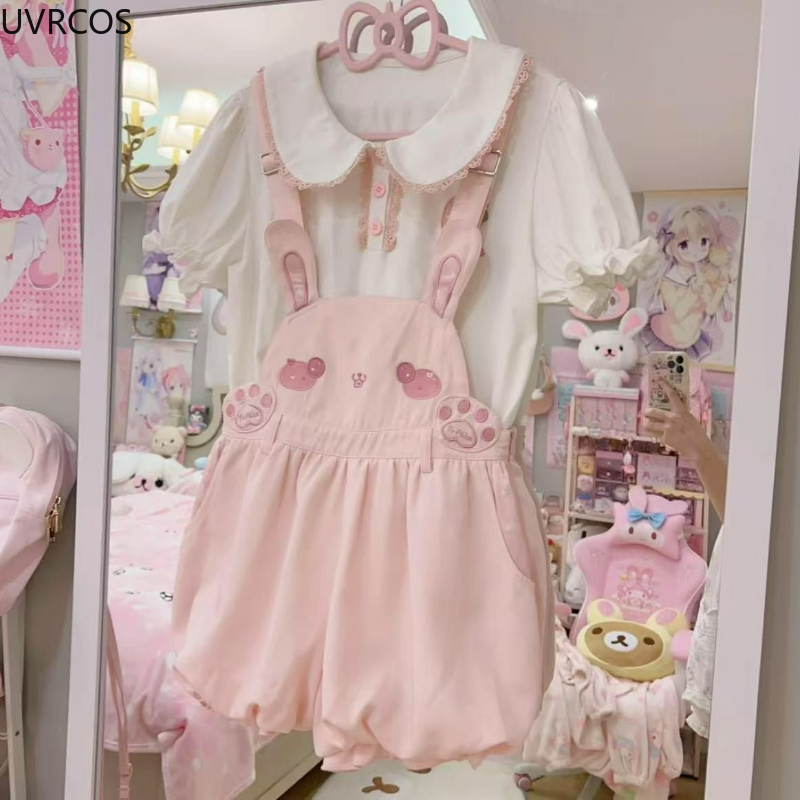 Japanese Kawaii Cute Lolita St - Women'S Fashion Overalls recension och pris