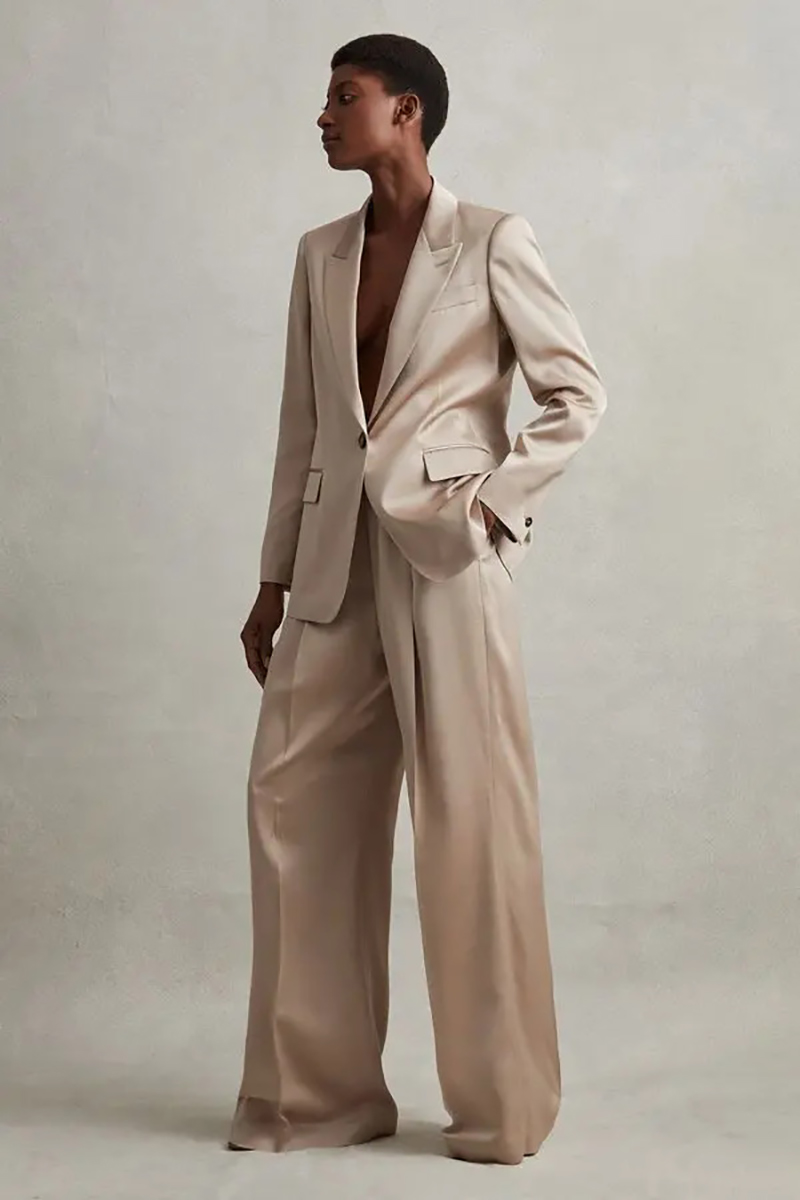 Allingentle Silk Satin Women S - Blazer Women Oversized recension och pris