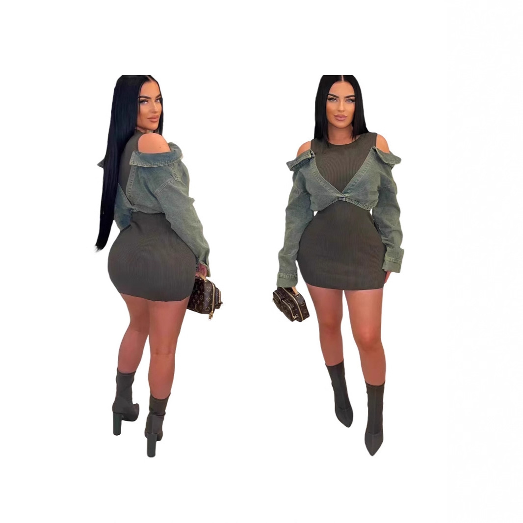 Women Denim Bodycon Jumpsuit D - Women'S Fashion Overalls recension och pris