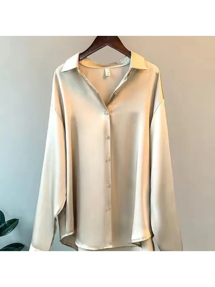 Plus Size Casual Women Silk Sh - Women'S Fashion Essentials recension och pris