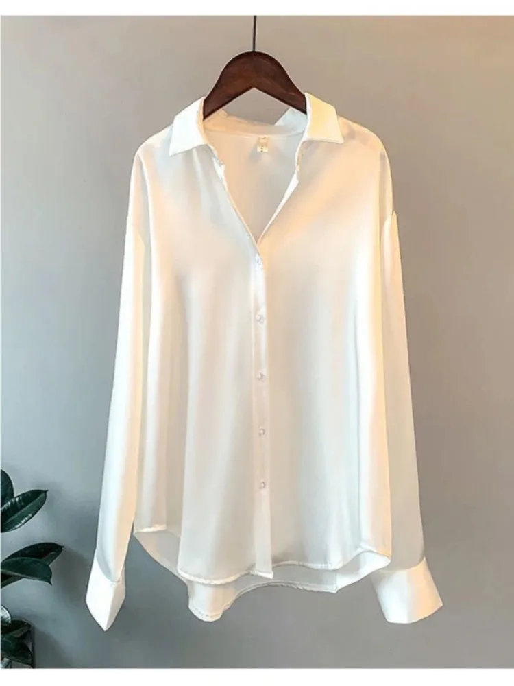 Plus Size Casual Women Silk Sh - Women'S Fashion Essentials recension och pris