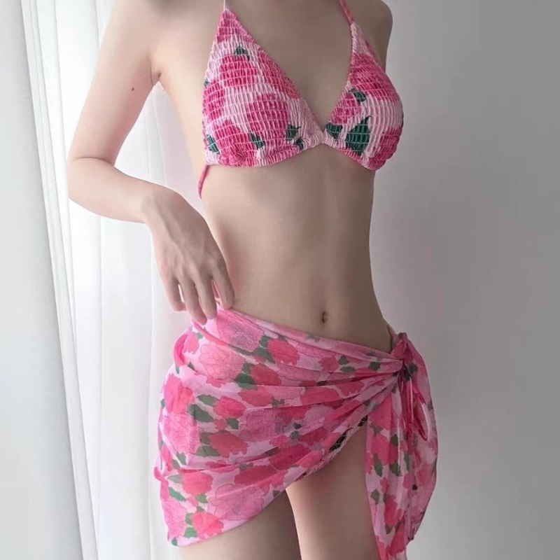 New Fashion Ribbed Floral Biki - Women Fashion Styles recension och pris