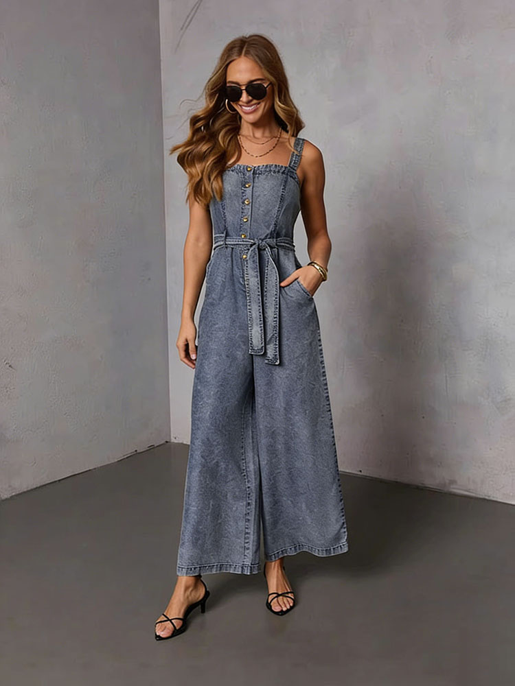 Summer Vintage Women Denim Jum - Women'S Fashion Overalls recension och pris