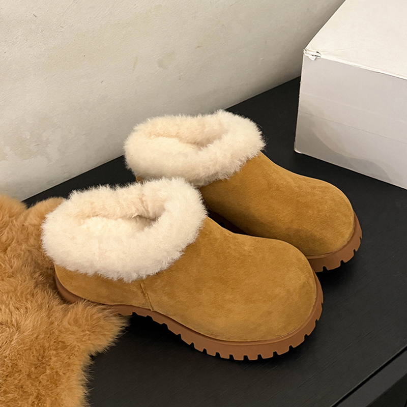 Women Fluffy Mules Shoes Flats - Women'S Fashion Winter 2025 recension och pris