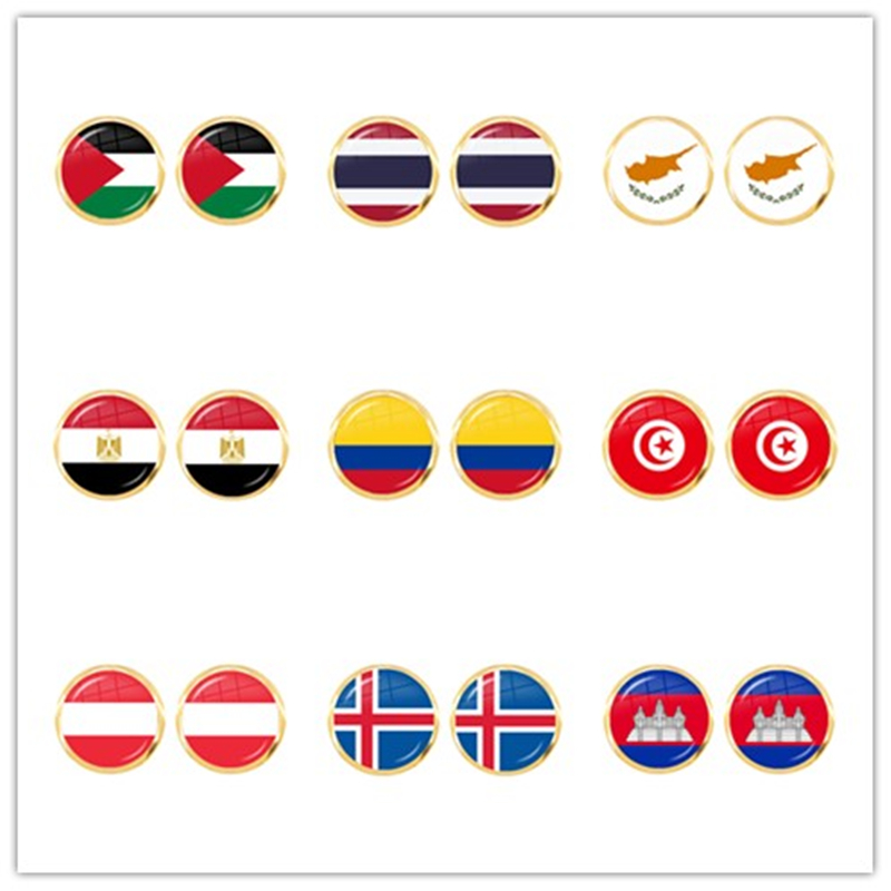 National Flag Glass Cabochon S - Women Fashion Egypt recension och pris