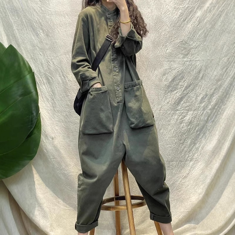 Casual Women Jumpsuit Cargo Lo - Women'S Fashion Utility Pants recension och pris