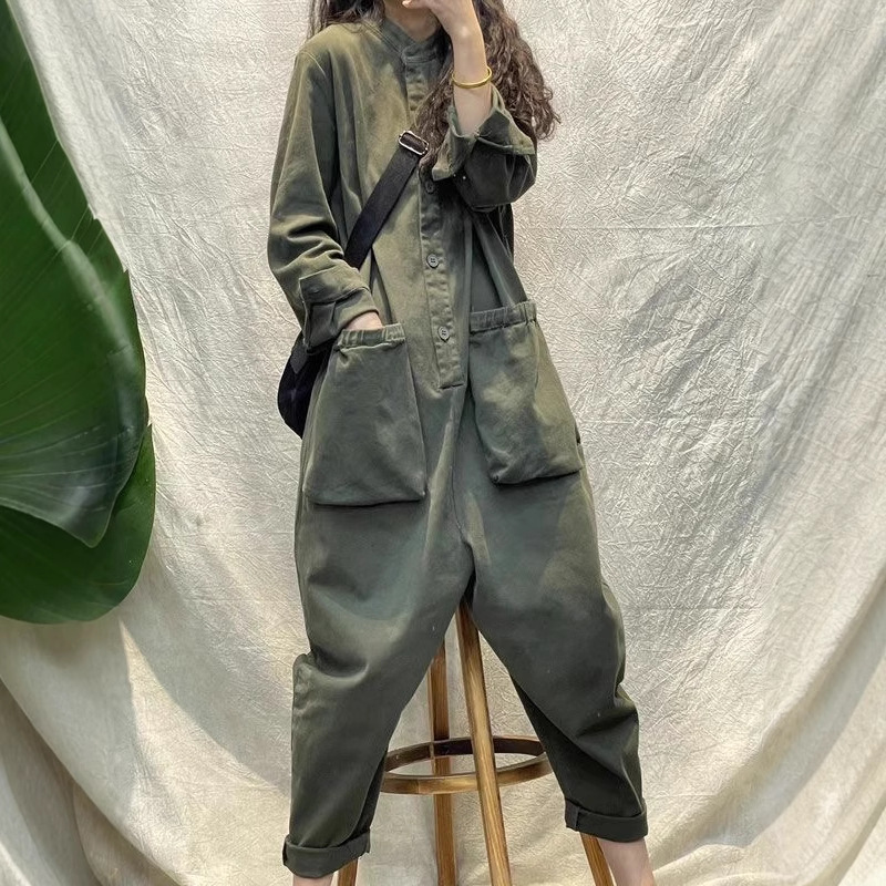Casual Women Jumpsuit Cargo Lo - Women'S Fashion Utility Pants recension och pris
