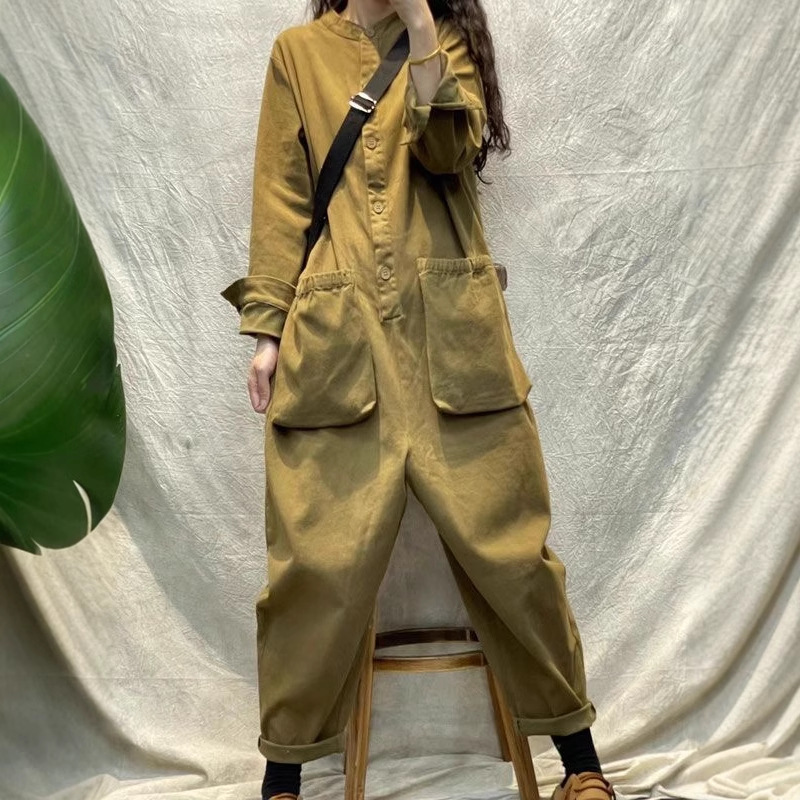 Casual Women Jumpsuit Cargo Lo - Women'S Fashion Utility Pants recension och pris