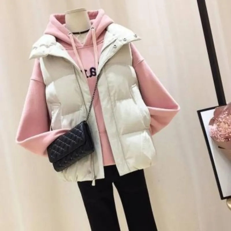 2025 Ladies Short Puffer Waist - Puffer Vest Fashion Women recension och pris