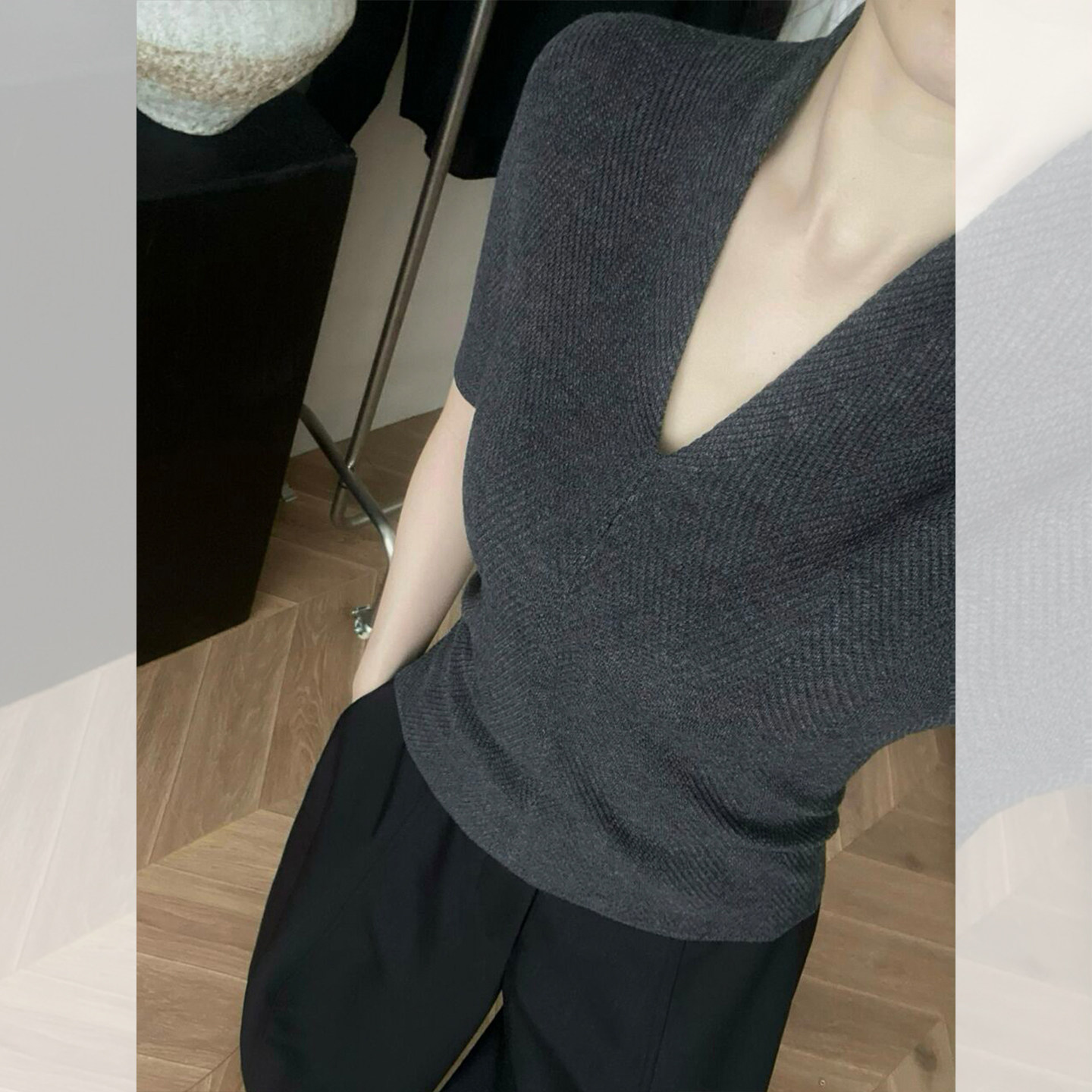 Light Luxury High-End White V- - Women Fashion Styles recension och pris
