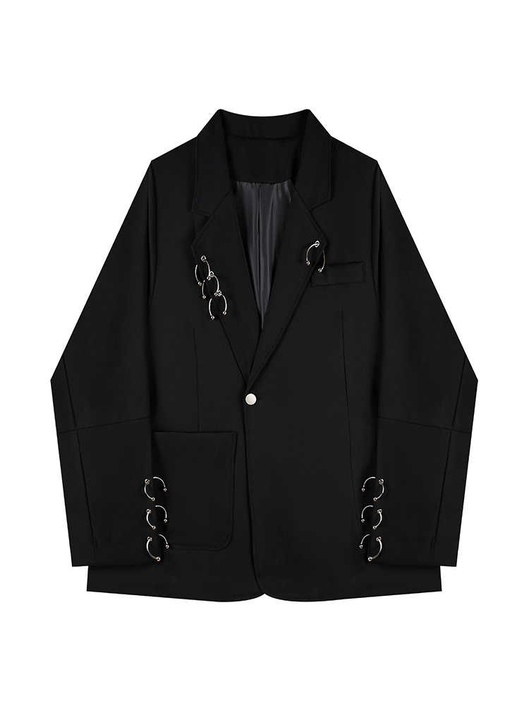 Women Black Gothic Emo Autumn  - Blazer Women Oversized recension och pris