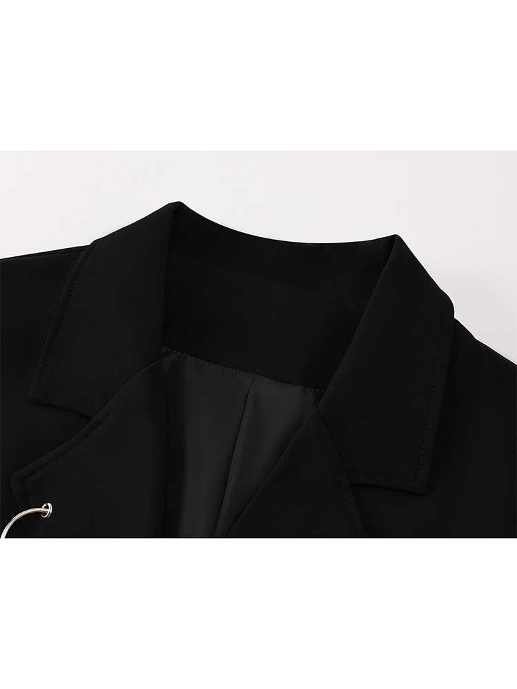 Women Black Gothic Emo Autumn  - Blazer Women Oversized recension och pris
